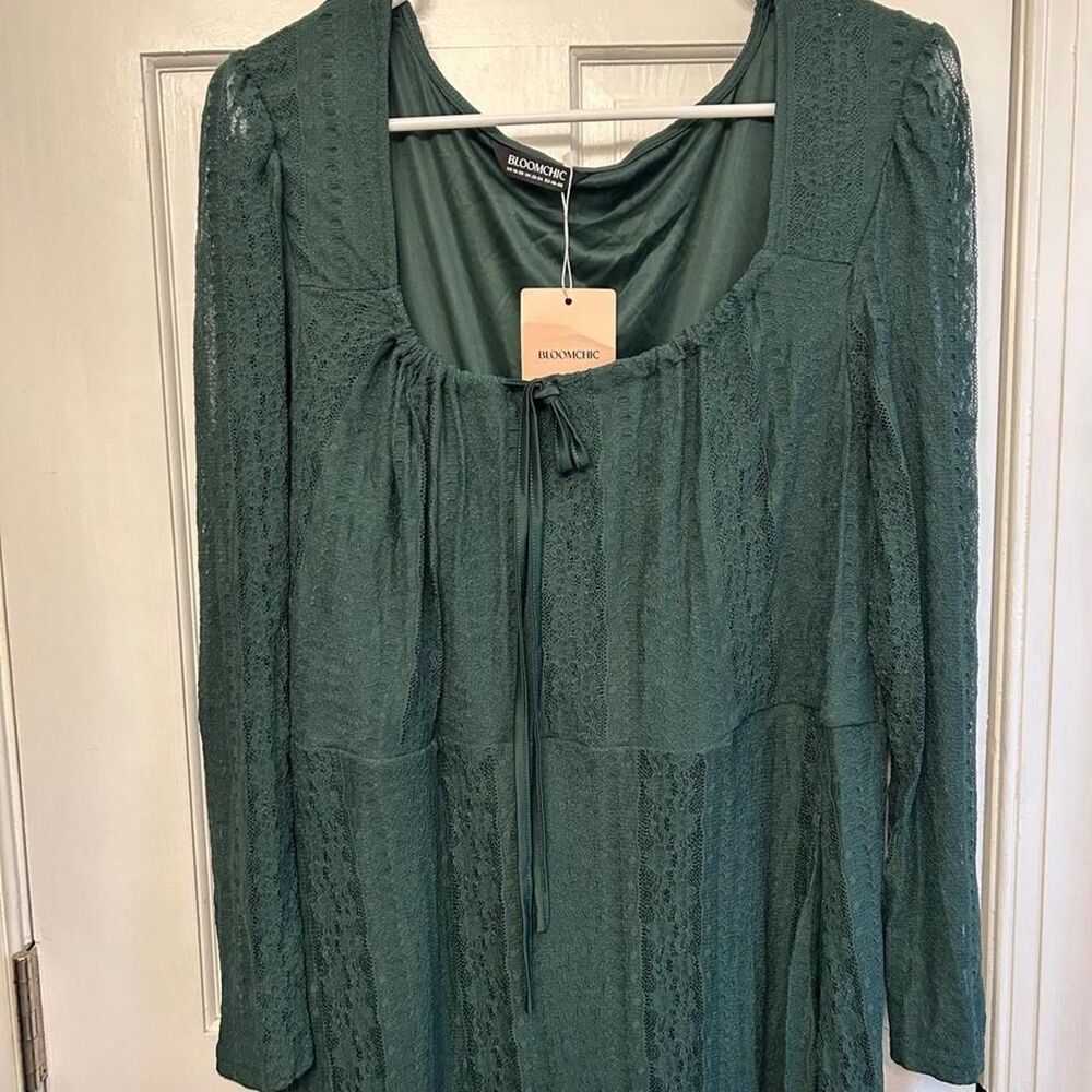 Bloomchic Women's Green Dress